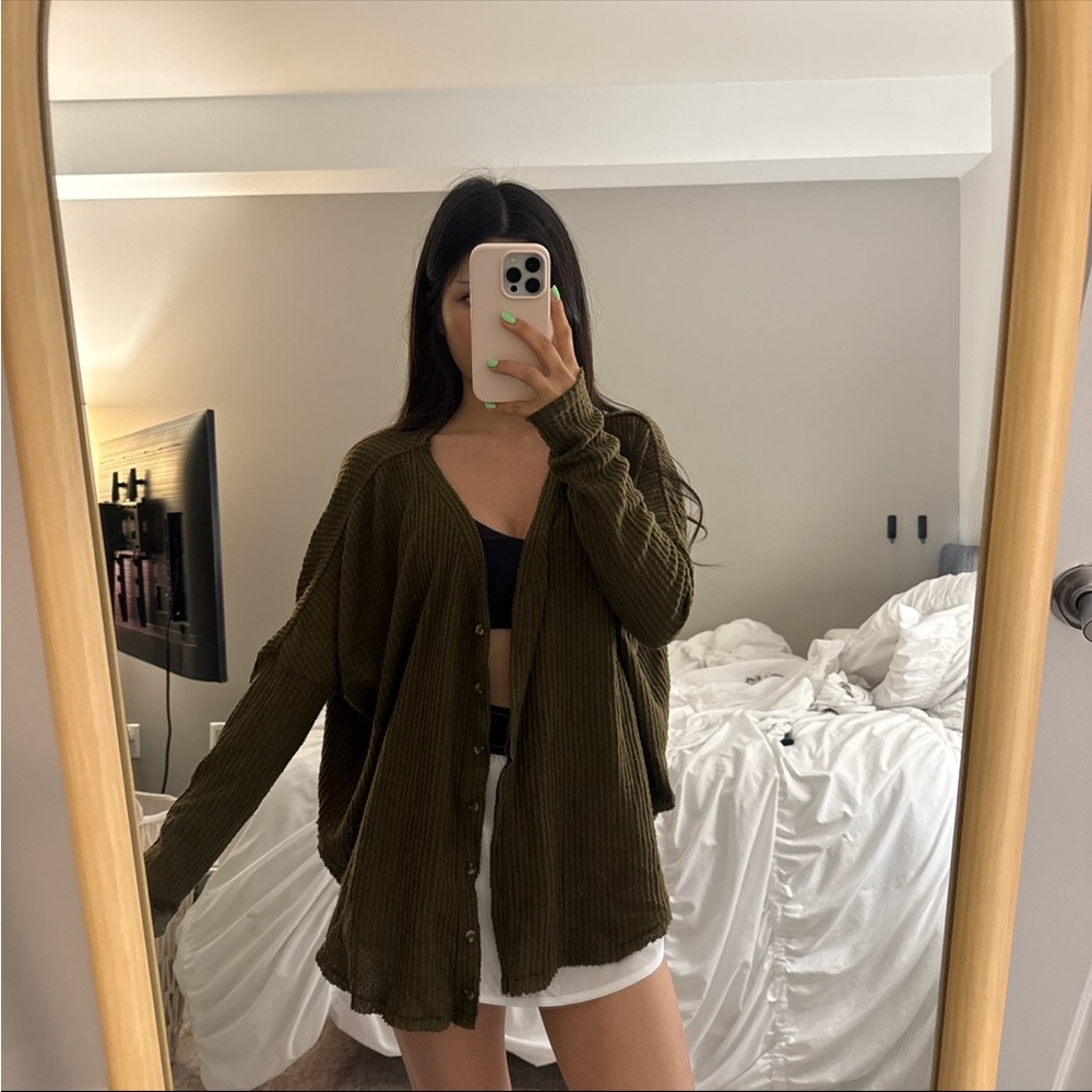 Urban outfitters green cardigan